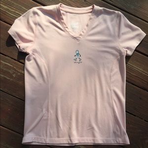 ☀️Life Is Good Pink Short Sleeve Tee Shirt Small